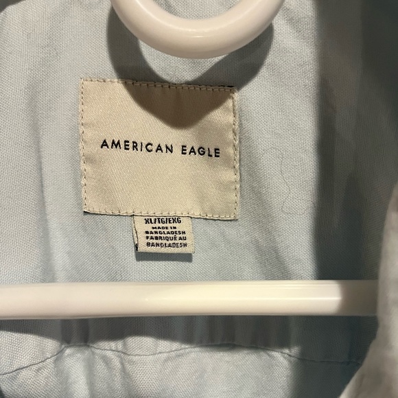 American Eagle Light Blue Button Down Shirt - Picture 2 of 4